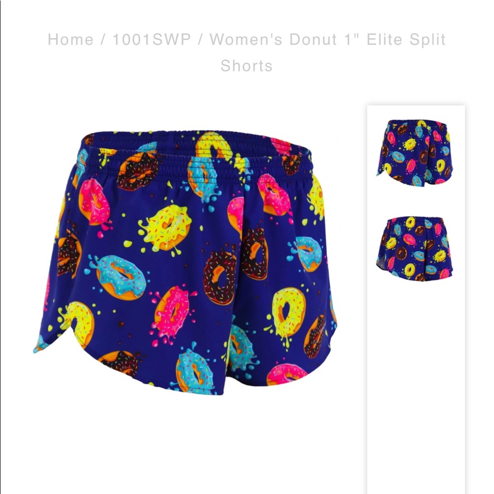 Womens BOA 1” split shorts